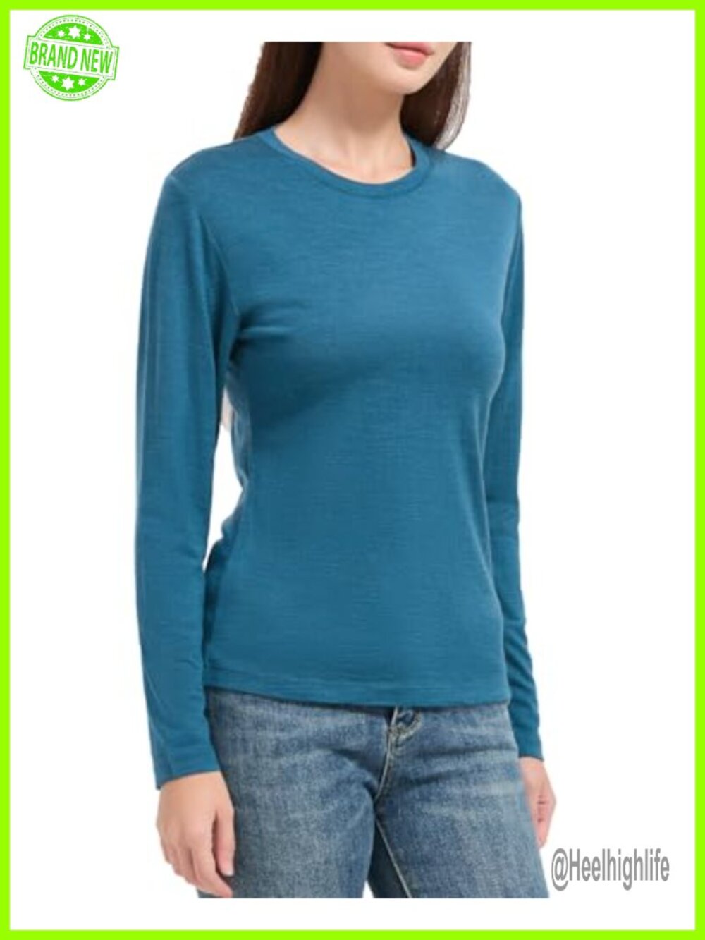 Merino Wool Base Layer Top Long Sleeve Thermal Shirt